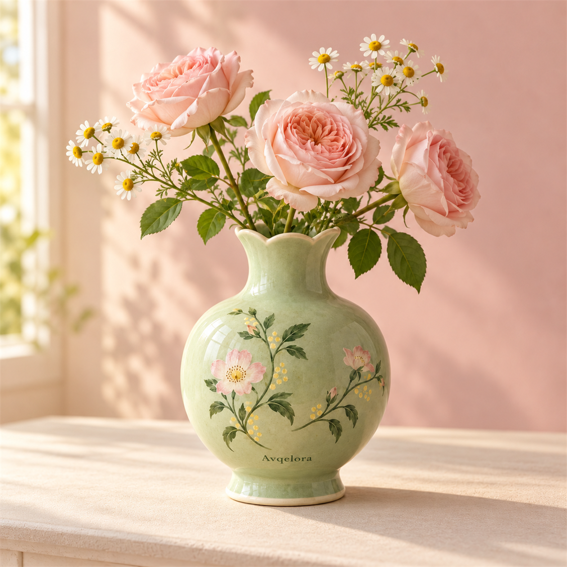 Avqelora Clover Scallop Vase interior or alternate view