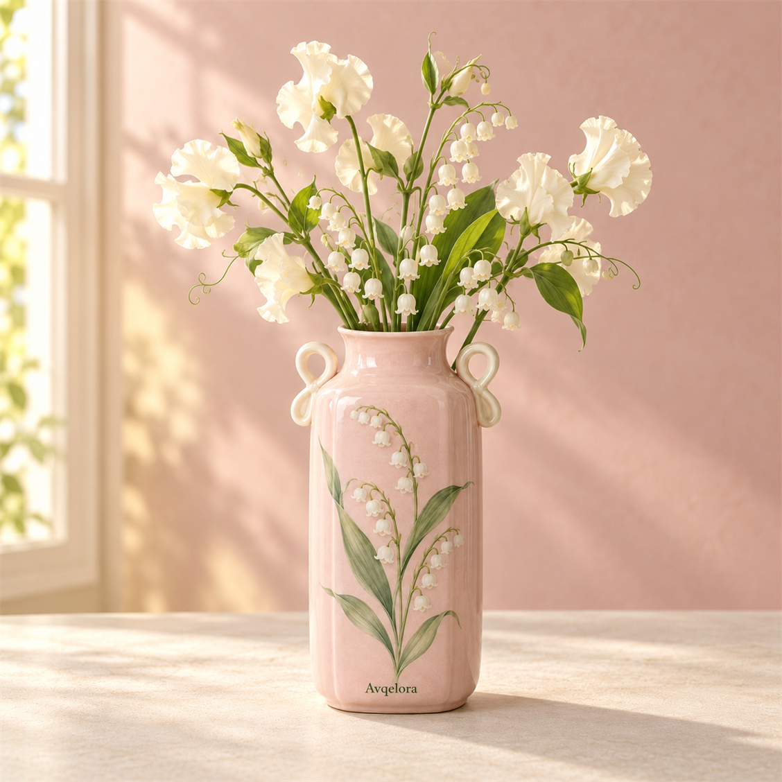 Avqelora Lily Ribbon Vase interior or alternate view