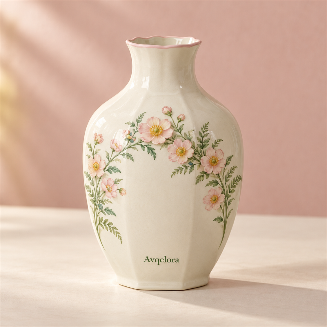 Avqelora Rose Garland Vase closed product view
