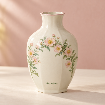 Avqelora Rose Garland Vase closed product view