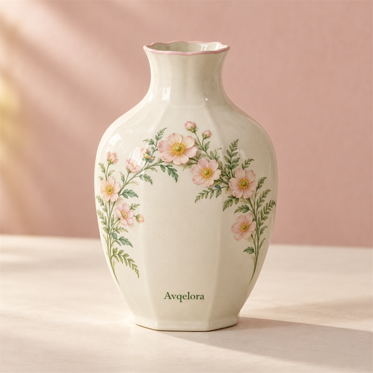 Avqelora Rose Garland Vase closed product view