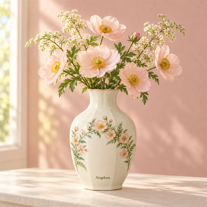 Avqelora Rose Garland Vase interior or alternate view